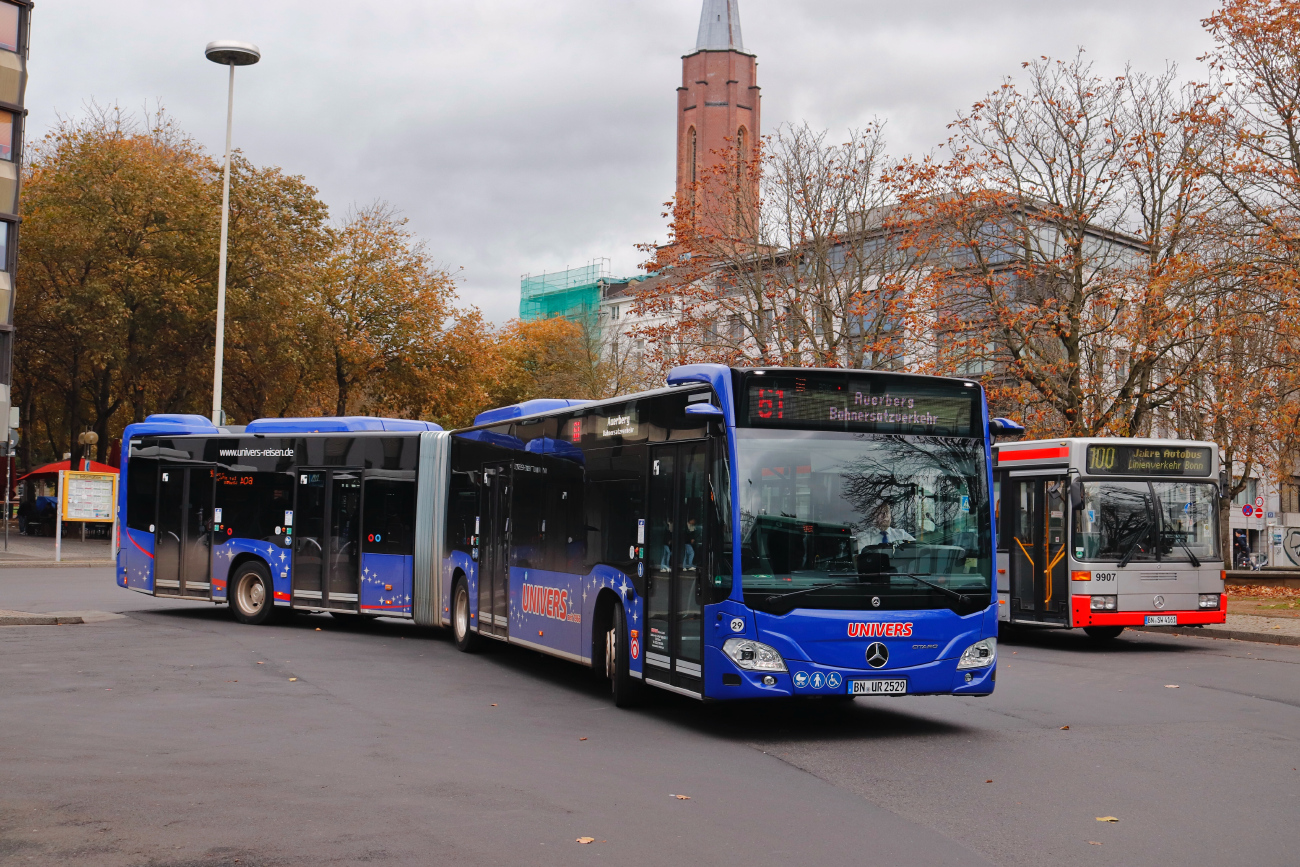 Bonn, Mercedes-Benz Citaro C2 G # 29; Bonn, Mercedes-Benz O405N2 # 9907